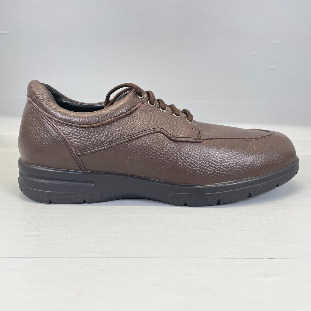 DREW Walker II Oxford Shoes Mens Size 12.5 6E Brown Leather Orthotic Diabetic